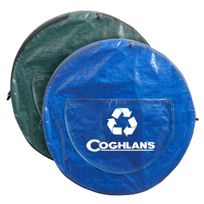 Coghlan's Pop-Up Lightweight Trash & Recycle Can - Lightweight, Green/Blue 