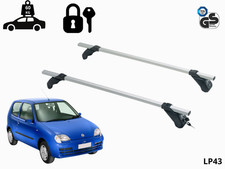 BARRE PORTATUTTO PORTAPACCHI TETTO PER FIAT 600 TRE PORTE 1998-2010 LA PREALPINA