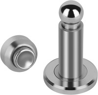 TüRstopper HöHenverstellbar, Magnetisch, Edelstahl, TüRhalter FüR Wand- Und