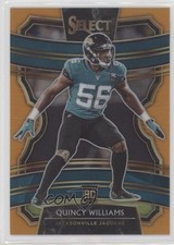 2019 Panini Select Concourse Orange Prizm 30/49 Quincy Williams #67 i5f