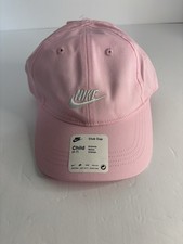 Nike Club Girls Futura Adjustable Baseball Hat Cap Pink Size 4/7 1A
