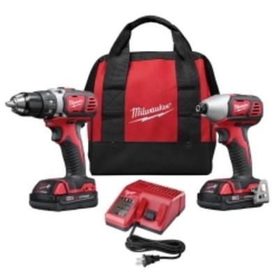 Milwaukee 2621-22 M18 Compact Drill/Driver & Impact Wrench Kit