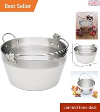 Stylish 9L Maslin Pan with Measuring Gauge & Side Spout – Perfect for Jam-Making