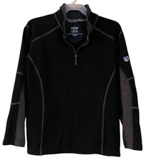 Kuhl Boys Kids Kashmira Pullover Revel Sweater 1/4 Zip Outdoor Fleece S 7-8