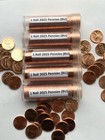 2025 P Lincoln Shield Cents - Five (5) BU Rolls in Tubes — photo 1