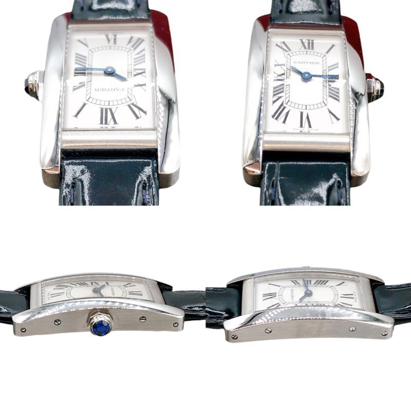 Cartier Tank Americaine SM レザー時計ベルト