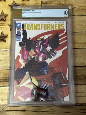 TRANSFORMERS #32 2026 SDCC PSA 10 MINT - Gold  Logo Variant /50 - Image Comics