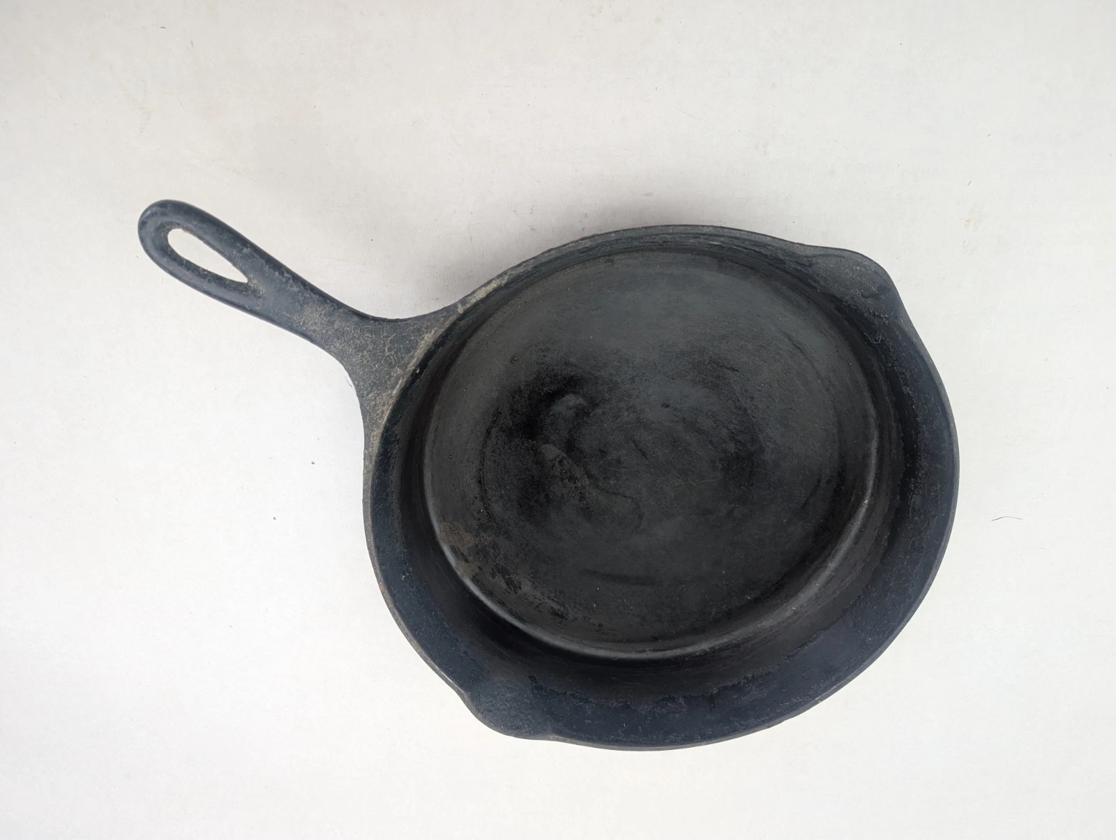 Wagner Sidney O Cast Iron Skillet Arc Straight Logo - Heat Ring - For restore