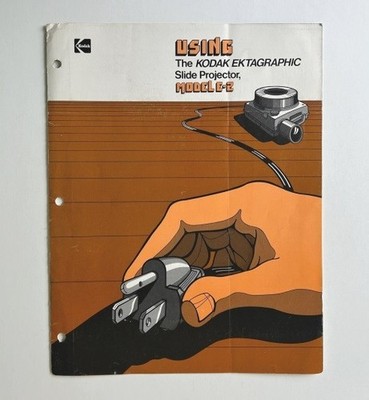 Kodak Ektagraphic Slide Projector Model E-2 Instruction Manual Original