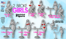 2 Broke Girls Figures  1/87 1/64 1/43 1/32 1/...