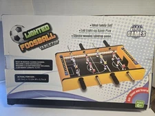 Real Wood Games Lighted Foosball Tabletop6 Age And Up Family Fun.