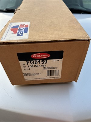 NEW FUEL PUMP ASSEMBLY Delphi Technologies Model FG0159 