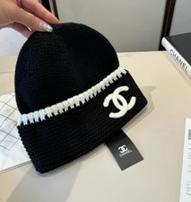New CC Cashmere Beanie Hat Classic Cuffed Knit Hat Casual Cap