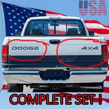 Tailgate Letter Decals  SET !!Fits 1994-2002 Dodge Pickup Truck 1500 2500 3500