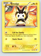 Pokémon TCG Black & White: Legendary Treasures Emolga 49/113 VG MP Non-Holo B1C1 on eBay