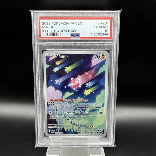 Pokemon | Minior Paradox Rift 201/182 PAR GEM MINT PSA 10 Illustration Rare IR