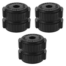 6Pcs Reusable Plastic Cymbal Nuts Quick Installation Drum Kit Accessory Black
