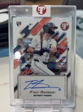2025 Topps Pristine Trey Sweeney ENCASED ON CARD AUTO Pristine Refractor Rookie