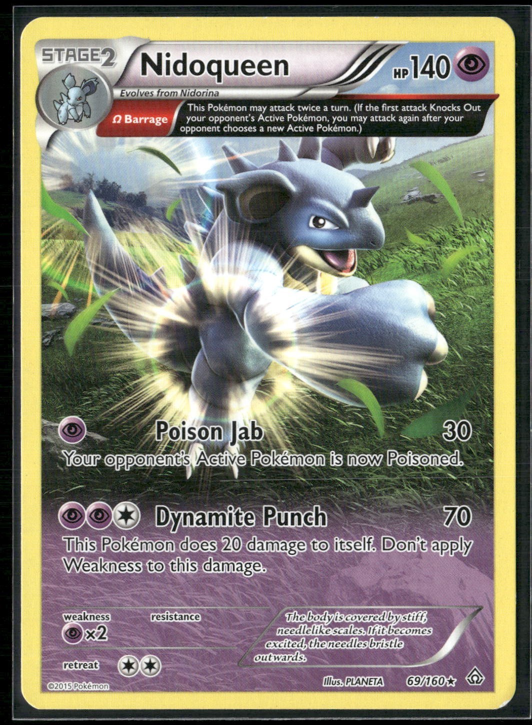 Pokémon - Nidoqueen 69/160 Card Primal Clash LP