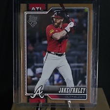 2026 Topps Series 1 Jake Fraley #323 Bronze 1409/2026 Atlanta Braves MLB