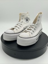 ConverseChuck Taylor All Star Platform High White/Black Women Size 6.5 560846C