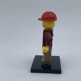 LEGO CITY FLANNEL SHIRT MINIFIGURE cty0467 60059 Red Hat Logger
