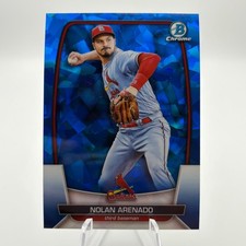 Nolan Arenado 2023 Bowman Chrome Sapphire Card #62 St. Louis Cardinals