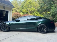 OEM Tesla Model S Plaid Magnetite 19” Wheel Set Staggered 2026