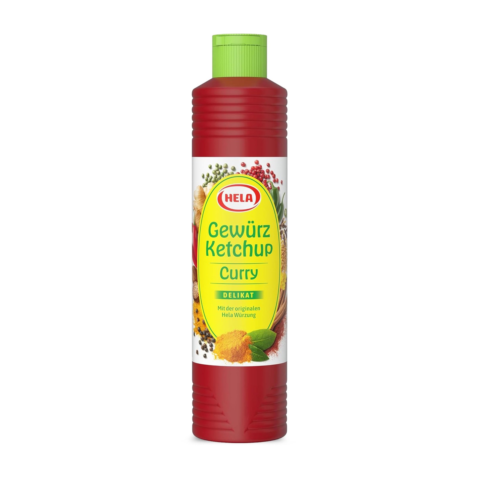 Hela Delikat Curry Ketchup 800ml Authentic German Flavor for Dipping & Cooking