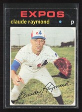 1971 Topps #536 Claude Raymond - EX/EX+ Set Break!