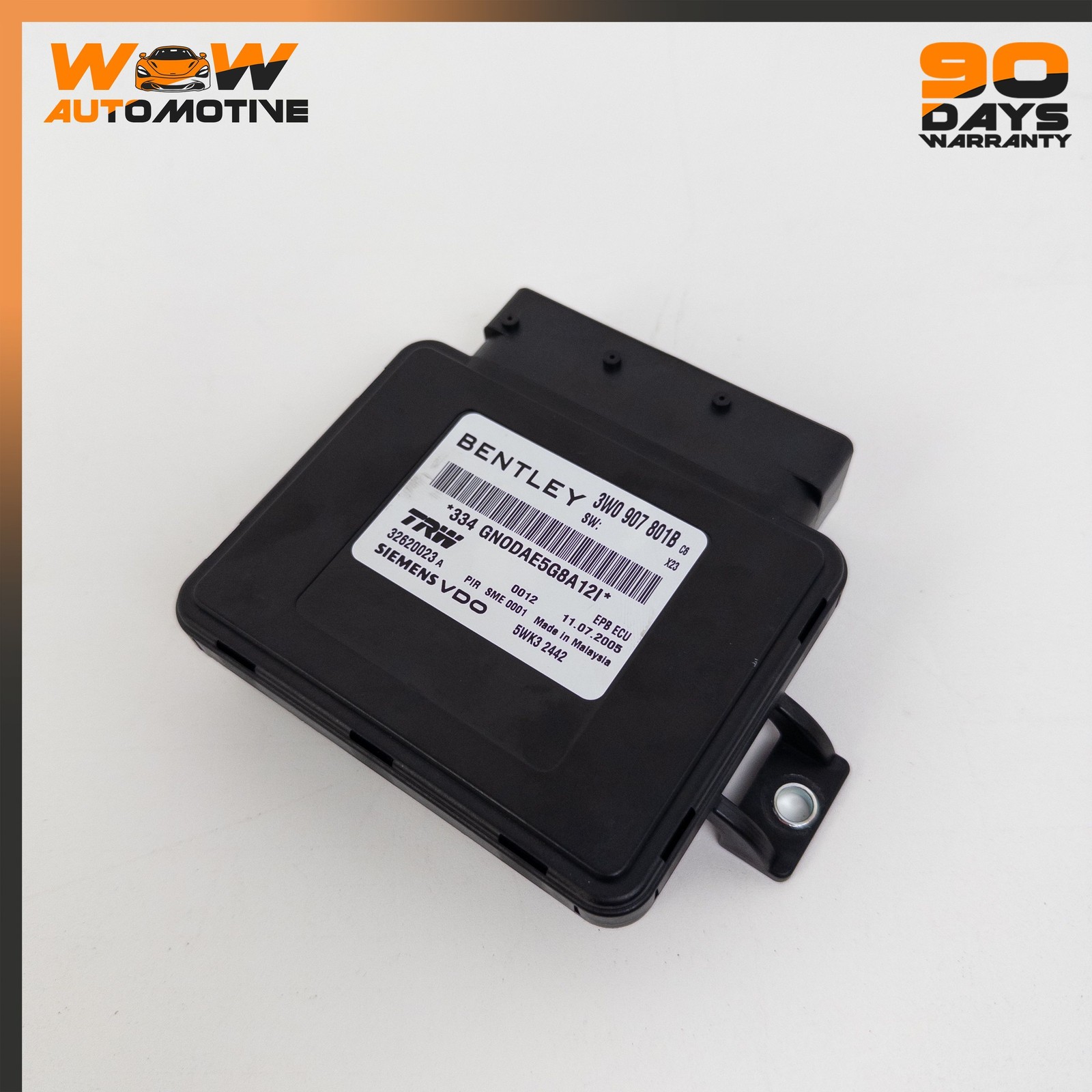 04-13 BENTLEY CONTINENTAL FLYING SPUR ELECTRONIC PARKING BRAKE CONTROL MODULE OE