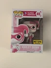 Funko Pop! DC Comics Harley Quinn #45 (Pink , White) Hot Topic Exclusive  +case