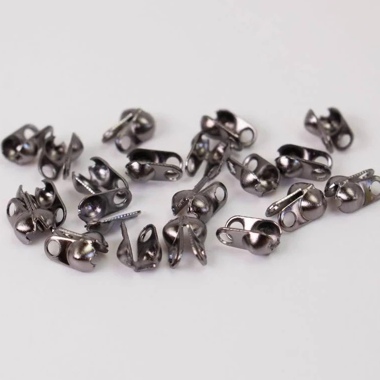 3000 pieces ~  2.4mm Gunmetal  Brass Ball Chain Connectors BC2