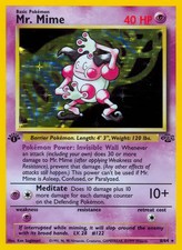 Mr. Mime - 6/64 - Pokemon Jungle 1st Edition Holo Rare Card WOTC LP on eBay