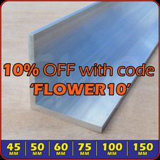 45mm - 150mm?Aluminium Angle L Section?50mm?60mm?75mm?80mm 100mm?6 inch corne...