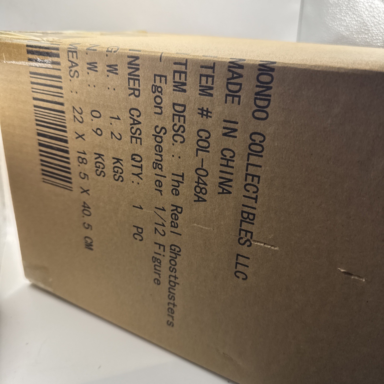 Mondo The Real Ghostbusters Egon Spengler Action Figure Sealed Exclusive Rare