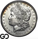 1878 Morgan Silver Dollar Coin, Flashy Choice Gem BU++ First Year Issue