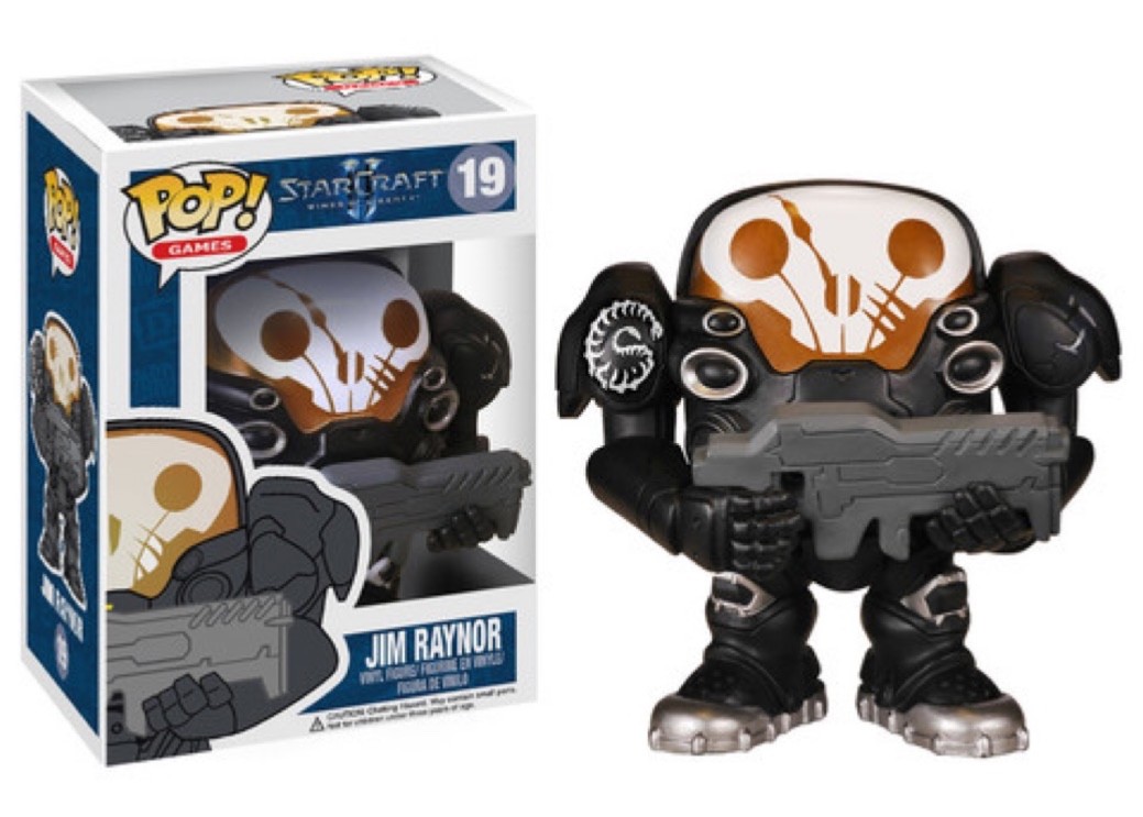 Funko Pop! Juegos De Vinilo: Starcraft - Protector Abovedado Jim Raynor #19