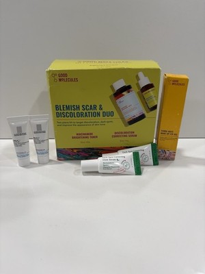 Good Molecules Blemish Scar & Discoloration Duo + Skincare Bundle