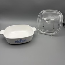 Corning Ware Cornflower Blue 1 Quart Casserole Baking Dish — listing 2