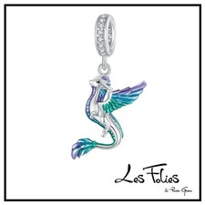 Charm Drago Alato delle Fiabe ciondolo in argento 925 - Les Folies