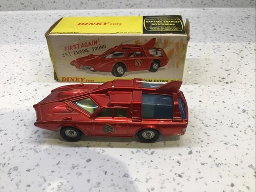 Dinky 103 Captain Scarlet SPC Spectrum Pursuit Car W Original Box Vintage
