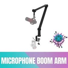 IXTECH Elegance Microphone Boom Arm with Desk Mount, 360° Rotatable, Adjustable
