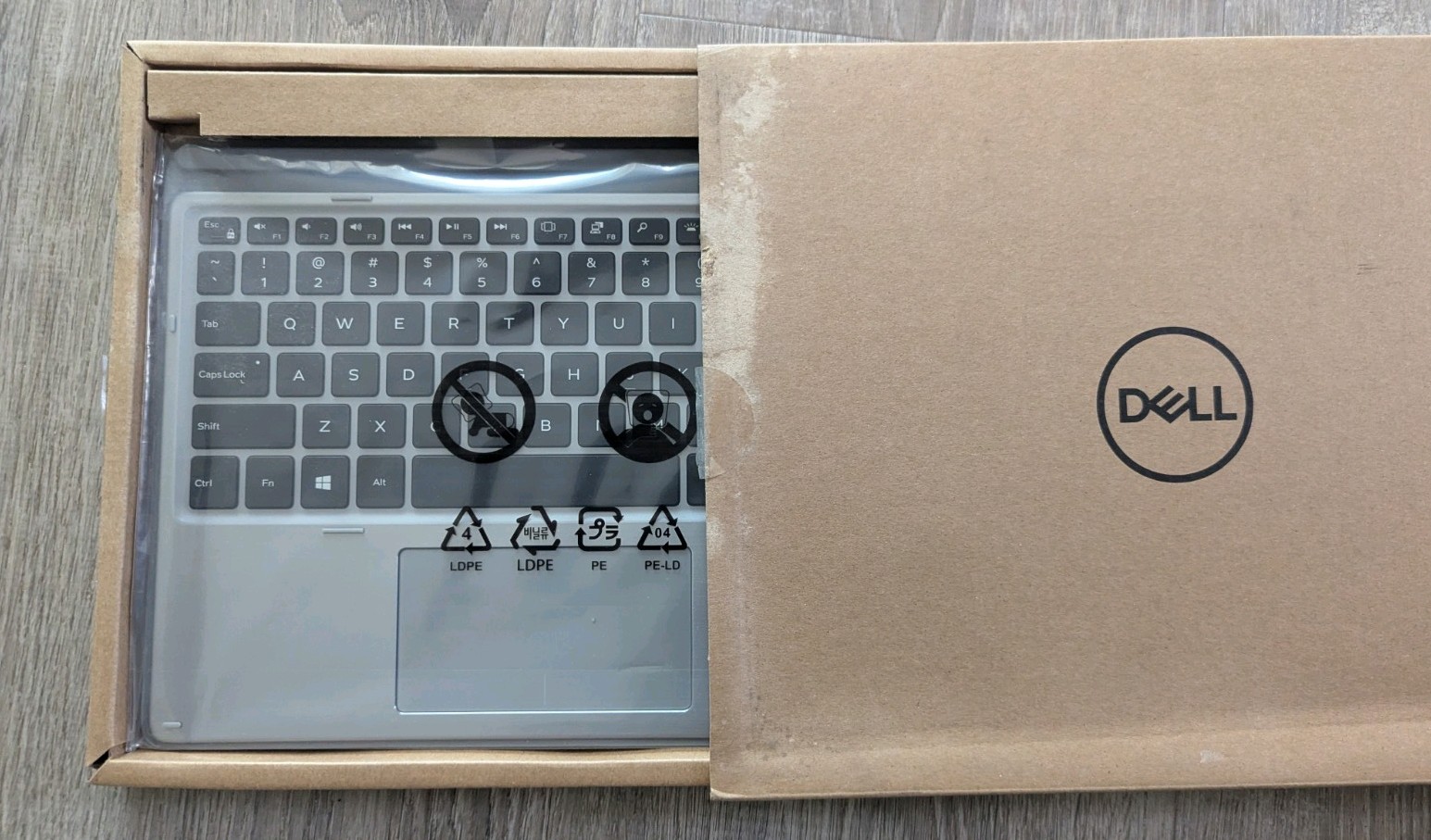 New  Dell OEM Latitude 7200 7210 2-in-1 Tablet Travel Mobile Keyboard 24D3M