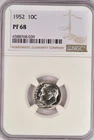 1952 Roosevelt Dime Proof NGC PF 68 PR68 Gem Silver Coin 10C
