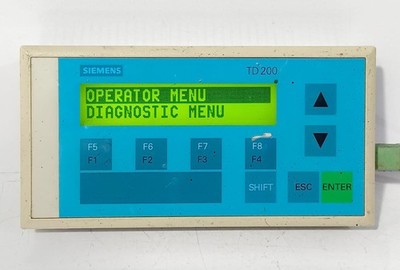 SIEMENS 6ES7272-0AA30-0YA1 TD200, SIMATIC S7, 4'' ZOLL STEUERTASTATUR DISPLAY