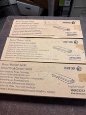 LOT of 3 Xerox 106R02240 106r02238 106r02237 Phaser 6600 WorkCentre 660 METERED