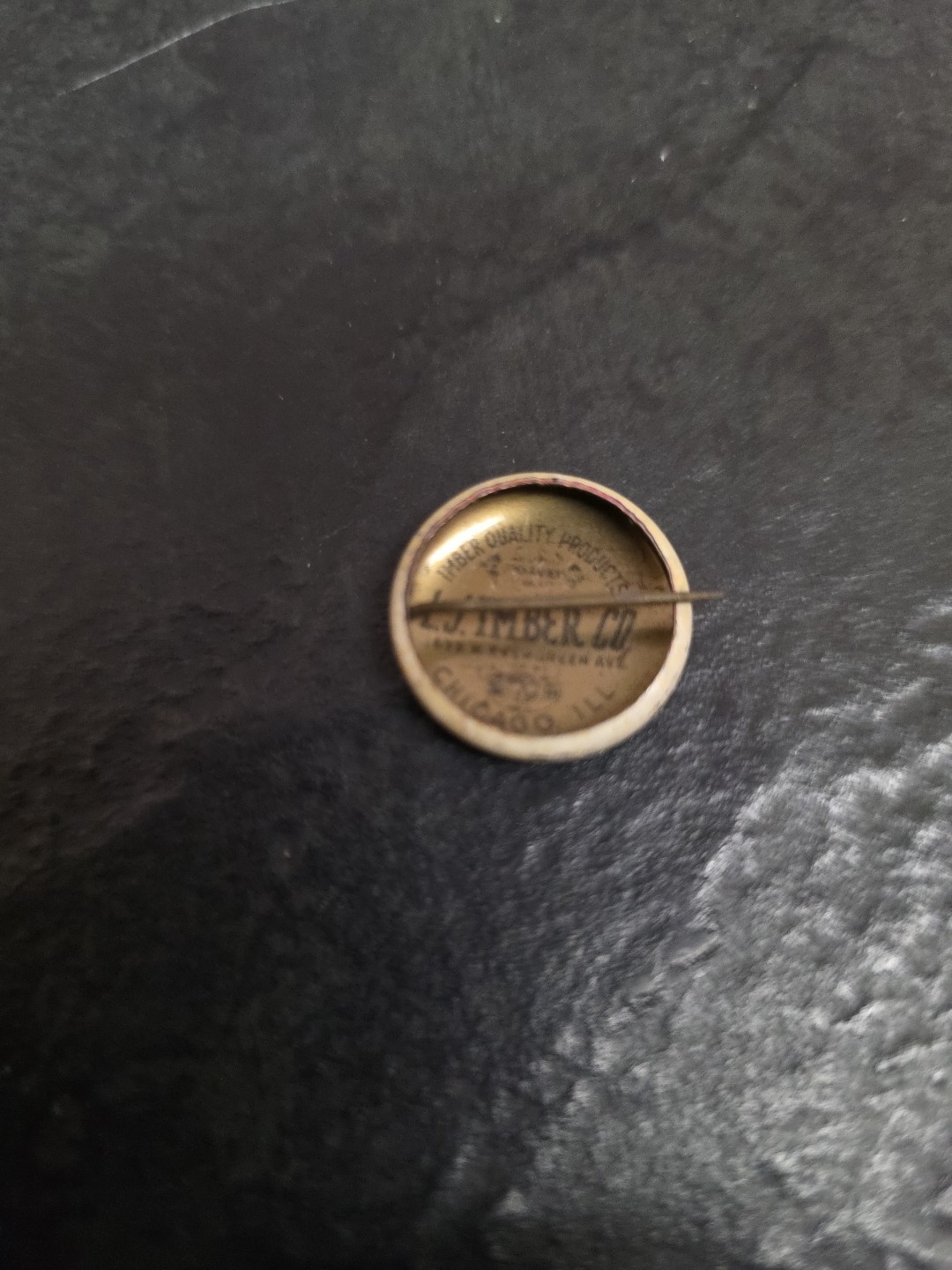 I'VE HAD MY CHEST X-RAY VINTAGE PINBACK BUTTON*LUNG ASSOCIATION*IMER CO CHICAGO