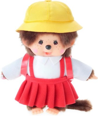 Sekiguchi Monchhichi x Chibi Maruko-Chan Anime Plush S Size 20cm Japan