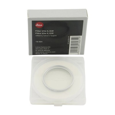 Genuine Leica UV Filter UVa II E39 Silver #13031 NEW